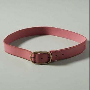 Anthropologie New Pink Mabel 1X Belt Leather NWT